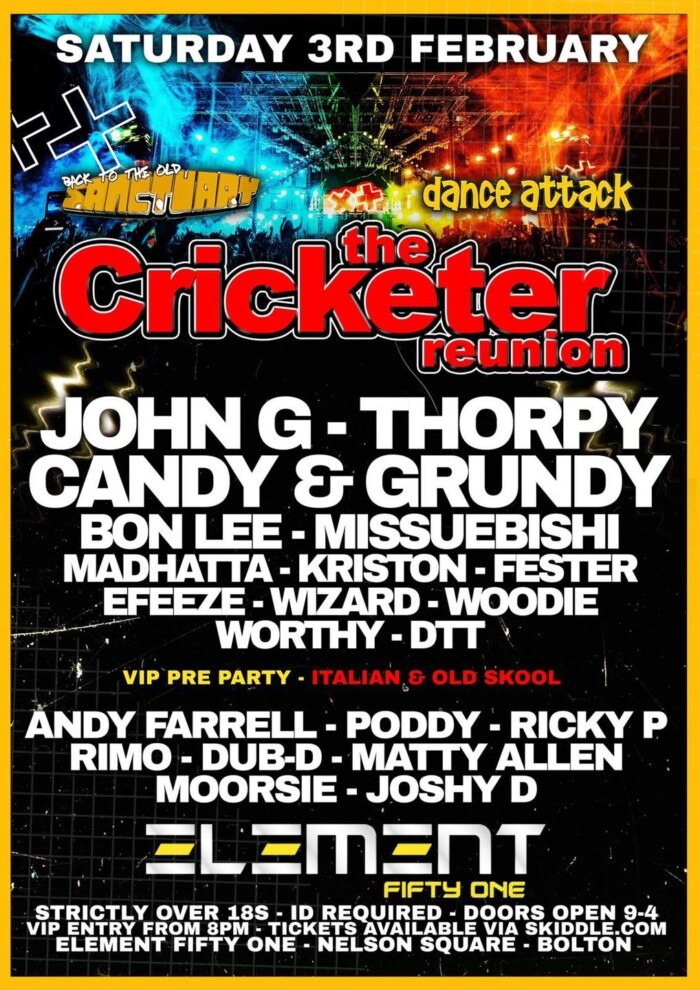 Cricketer Reunion Sanctuary vs Dance Attack